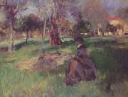 John Singer Sargent In the Orchard oil on canvas